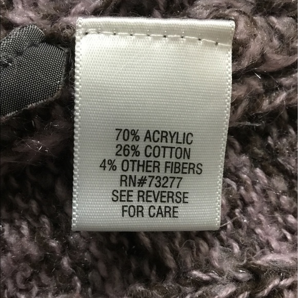 Simply Vera Vera Wang Cable Knit Funnel Sweater  Demitasse  Size XL - Picture 7 of 8